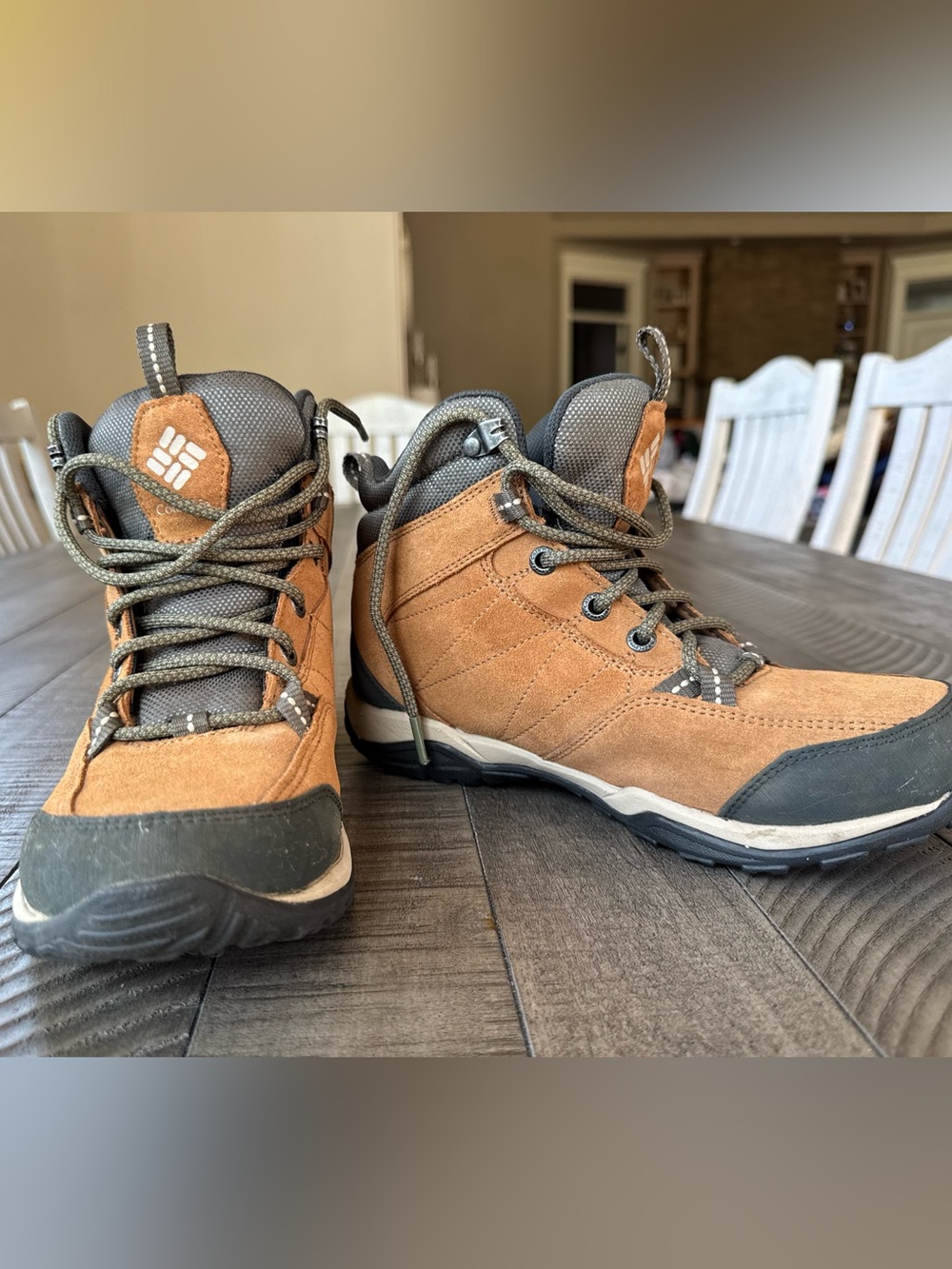 Columbia Fire Venture Mid Waterproof Suede Hiking Boot - Women's Size 6.5 - Picture 4 of 14
